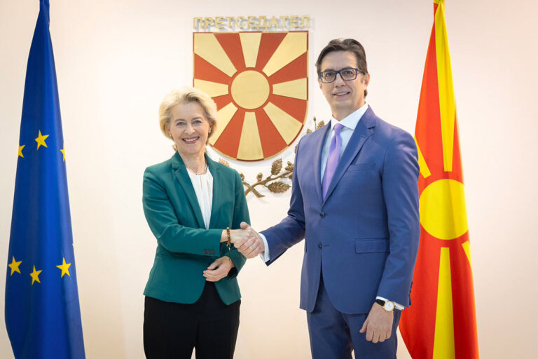 Von der Leyen Visits Skopje, Discusses North Macedonia’s EU Progress Report
