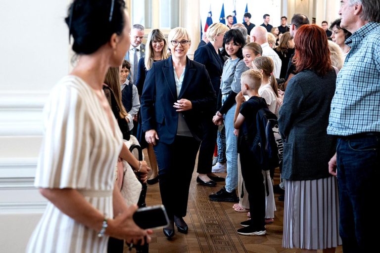 National Day Celebrations at the Presidential Palace in Slovenia